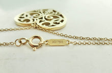 Laden Sie das Bild in den Galerie-Viewer, Authentic Tiffany & Co. Enchant Gold Heart Necklace Large Heart 18K Yellow Gold Pendant Necklace