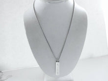 Laden Sie das Bild in den Galerie-Viewer, Authentic Tiffany & Co. 1837 Necklace Sterling Silver Bar Pendant Snake Chain Necklace