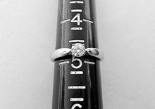 Load image into Gallery viewer, Authentic Tiffany & Co. Diamond Ring Platinum Solitaire Harmony .25 Carat Wedding Engagement Diamond Ring Size 4.75