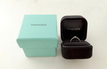 Carica l'immagine nel visualizzatore di Gallery, Authentic Tiffany & Co. Diamond Ring Platinum Solitaire Harmony .25 Carat Wedding Engagement Diamond Ring Size 4.75