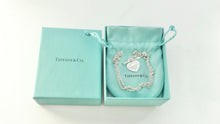 Load image into Gallery viewer, Authentic Return to Tiffany Lovestruck Heart Tag Necklace Sterling Silver Arrow Small Heart Toggle Clasp Necklace