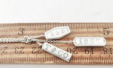 Load image into Gallery viewer, Authentic Tiffany & Co. 1837 Necklace Sterling Silver T Co. 1837 Elements Dangle Dangling Pendant Necklace