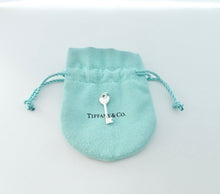 Carica l'immagine nel visualizzatore di Gallery, Authentic Tiffany & Co. Heart Key Diamond Sterling Silver Key Pendant Charm Necklace
