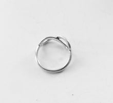 Load image into Gallery viewer, Authentic Tiffany & Co. Infinity Ring Sterling Silver Infinity Figure 8 Band Ring Size 5