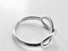 Load image into Gallery viewer, Authentic Tiffany & Co. Infinity Ring Sterling Silver Infinity Figure 8 Band Ring Size 5