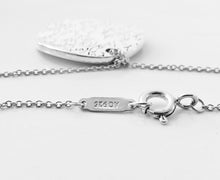Cargar imagen en el visor de la galería, Authentic Tiffany & Co. Notes “Fifth Avenue” Necklace Round Sterling Address Silver Large Pendant Necklace
