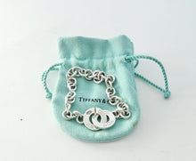 Load image into Gallery viewer, Authentic Tiffany & Co. 1837 Bracelet Toggle Clasp Round Double Toggle Clasps Sterling Silver Link Bracelet