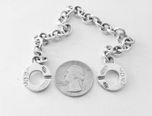 Load image into Gallery viewer, Authentic Tiffany & Co. 1837 Bracelet Toggle Clasp Round Double Toggle Clasps Sterling Silver Link Bracelet