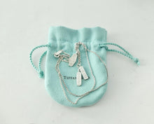Laden Sie das Bild in den Galerie-Viewer, Authentic Tiffany & Co. 1837 Necklace Sterling Silver T Co. 1837 Elements Dangle Dangling Pendant Necklace