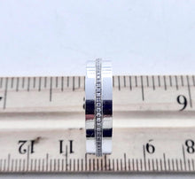 Load image into Gallery viewer, Authentic Tiffany T Wide Diamond Ring White Gold Round Diamonds Tiffany & Co. 18K Ring Size 9