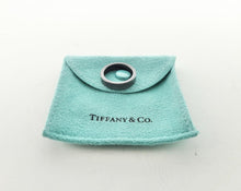 Load image into Gallery viewer, Authentic Tiffany & Co. 1837 Narrow Titanium Ring T Co Concave Thin Band Ring Size 5