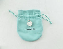 Carica l'immagine nel visualizzatore di Gallery, Authentic Tiffany & Co. Return to Tiffany Heart Lock Sterling Silver Padlock (opens and closes) Pendrant Necklace