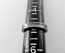 Load image into Gallery viewer, Authentic Tiffany & Co. 1837 Narrow Titanium Ring T Co Concave Thin Band Ring Size 5