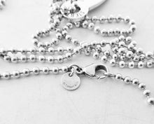 Carregar imagem no visualizador da galeria, Authentic Tiffany & Co. Return to Tiffany Dog Tag Necklace Sterling Silver Large Oval Pendant Necklace