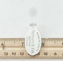 Carregar imagem no visualizador da galeria, Authentic Tiffany & Co. Return to Tiffany Dog Tag Necklace Sterling Silver Large Oval Pendant Necklace