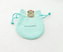 Load image into Gallery viewer, Authentic Tiffany Co. 1837 Rubedo Ring Wide T & Co NY Concave Metal Ring Size 6.5