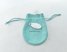 Carregar imagem no visualizador da galeria, Authentic Tiffany & Co. Return to Tiffany Dog Tag Necklace Sterling Silver Large Oval Pendant Necklace