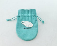 Carregar imagem no visualizador da galeria, Authentic Tiffany & Co. Return to Tiffany Dog Tag Necklace Sterling Silver Large Oval Pendant Necklace