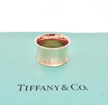 Load image into Gallery viewer, Authentic Tiffany Co. 1837 Rubedo Ring Wide T & Co NY Concave Metal Ring Size 6.5