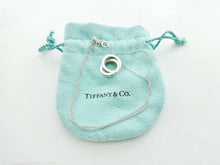 Load image into Gallery viewer, Authentic Tiffany and Co. 1837 Interlocking Circles Pendant Sterling Silver Necklace Small