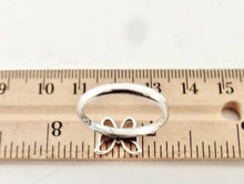 Load image into Gallery viewer, Authentic Tiffany & Co. Butterfly Ring Sterling Silver Band Ring Size 7.5