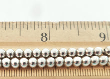 Carregar imagem no visualizador da galeria, Authentic Return to Tiffany Heart Bead Necklace Sterling Silver Tiffany & Co. Small Heart Tag 4mm Mini Ball Necklace 18 Inches