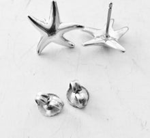 Carica l'immagine nel visualizzatore di Gallery, Authentic Tiffany & Co. Elsa Peretti Starfish Earrings Sterling Silver Starfish Pierced Earrings