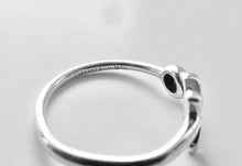 Load image into Gallery viewer, Authentic Tiffany & Co. Paloma Picasso Graffiti X Wire Ring Diamond Sterling Silver XO Love Kisses Band Ring Size 6.5