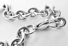 Cargar imagen en el visor de la galería, Authentic Return to Tiffany Bracelet Oval Tag Sterling Silver Tiffany & Co. Link Bracelet 7.5 Inches