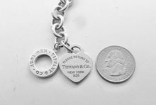 Carregar imagem no visualizador da galeria, Authentic Return to Tiffany Heart Toggle Bracelet Tiffany & Co. Heart Tag Sterling Silver Clasp Link Bracelet Size Extra Small