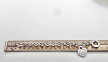 Carregar imagem no visualizador da galeria, Authentic Return to Tiffany Heart Toggle Bracelet Tiffany & Co. Heart Tag Sterling Silver Clasp Link Bracelet Size Large
