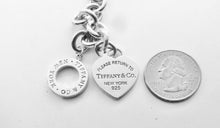 Carregar imagem no visualizador da galeria, Authentic Return to Tiffany Heart Toggle Bracelet Tiffany & Co. Heart Tag Sterling Silver Clasp Link Bracelet Size Large