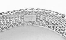 Load image into Gallery viewer, Authentic Tiffany & Co. Somerset Mesh Bracelet Sterling Silver Bangle Bracelet