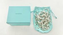 Laden Sie das Bild in den Galerie-Viewer, Tiffany & Co Atlas Link Necklace Roman Numerals Sterling Silver Round Link Necklace