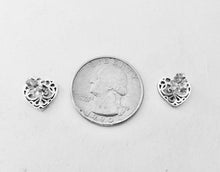 Carica l'immagine nel visualizzatore di Gallery, Authentic Tiffany & Co. Enchant Heart Earrings Sterling Silver Scroll Hearts Pierced Earrings