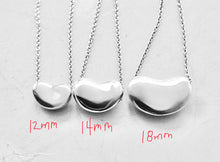 Carica l'immagine nel visualizzatore di Gallery, Authentic Tiffany & Co. Elsa Peretti Bean Necklace 14mm Sterling Silver Bean Pendant Necklace