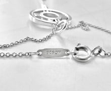 Carica l'immagine nel visualizzatore di Gallery, Authentic Tiffany & Co. Atlas Key Charm Sterling Silver Round Size Large Key Pendant Necklace