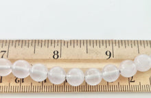Carica l'immagine nel visualizzatore di Gallery, Authentic Tiffany & Co. Rose Quartz Bracelet Pink 8mm Bead Ball Sterling Silver Toggle Clasp Bracelet