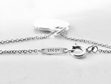 Load image into Gallery viewer, Authentic Return to Tiffany Blue Enamel Heart Tag Charm Sterling Silver Tiffany & Co. Small Pendant Necklace