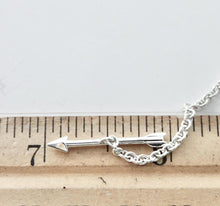 Load image into Gallery viewer, Authentic Return to Tiffany Lovestruck Heart Tag Necklace Sterling Silver Arrow Small Heart Toggle Clasp Necklace