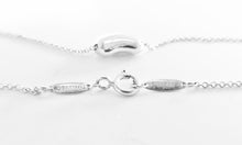 Load image into Gallery viewer, DO NOT PURCHASE! Authentic Tiffany &amp; Co. Elsa Peretti Bean Necklace 12mm Sterling Silver Vintage Bean Pendant Necklace
