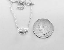 Load image into Gallery viewer, DO NOT PURCHASE! Authentic Tiffany &amp; Co. Elsa Peretti Bean Necklace 12mm Sterling Silver Vintage Bean Pendant Necklace
