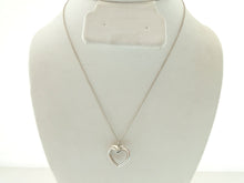 Carregar imagem no visualizador da galeria, Authentic Tiffany &amp; Co. Paloma Picasso Heart Necklace Tenderness Modern Heart Sterling Silver Pendant Necklace
