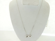 Carregar imagem no visualizador da galeria, Authentic Tiffany &amp; Co. Paloma Picasso Double Loving Heart Necklace Sterling Silver Pendant Necklace
