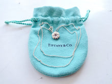 Carica l'immagine nel visualizzatore di Gallery, Authentic Tiffany &amp; Co. Paloma Picasso Crown of Hearts Pink Sapphire Pendant Mini Sterling Silver Necklace
