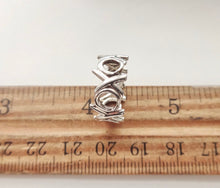 Load image into Gallery viewer, Authentic Tiffany &amp; Co. Paloma Picasso Graffiti Ring Sterling Silver XO Love Kisses Band Ring Size 5.5
