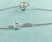 Carica l'immagine nel visualizzatore di Gallery, Authentic Tiffany &amp; Co. Sparklers Prasiolite Necklace Gemstone Green Round Stone Sterling Silver Necklace
