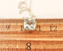 Carica l'immagine nel visualizzatore di Gallery, Authentic Tiffany &amp; Co. Sparklers Prasiolite Necklace Gemstone Green Round Stone Sterling Silver Necklace
