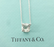 Carica l'immagine nel visualizzatore di Gallery, Authentic Tiffany &amp; Co. Sparklers Prasiolite Necklace Gemstone Green Round Stone Sterling Silver Necklace
