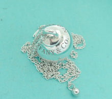 Carica l'immagine nel visualizzatore di Gallery, Authentic Tiffany Co. HardWear Ball Pendant Necklace Sterling Silver Bead Ball Necklace 19mm
